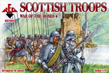 SOLDATINI 1/72 - Wars of the Roses Scottish Troops - MADE IN UCRAINA RARE BOX