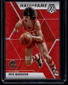 2019-2020 Panini Mosaic - Salón de la Fama Red Wave Prizm #295 Pete Maravich - Imagen 1 de 2
