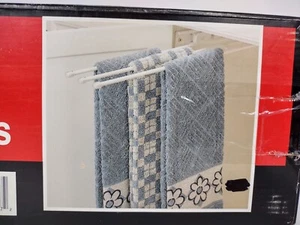 NIP Pull Out, Rev-A-Shelf 563-47-5 Towel Bar 3 Prong White - 6" Width - Picture 1 of 7