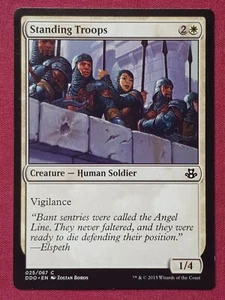 Magic The Gathering DUEL DECKS ELSPETH VS KIORA STANDING TROOPS white card MTG - Imagen 1 de 2