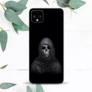 Death Gothic Skull Horror Black Case For Google Pixel 2 3 3a 4 4a 5 6 7 8 XL - Picture 1 of 1