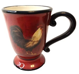 Taza de café con leche Avignon Morning Rooster certificada International Winget 16 OZ - Imagen 1 de 7