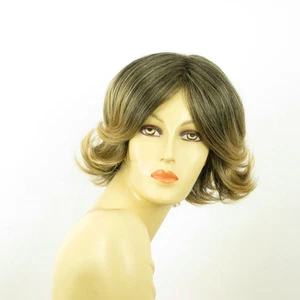 short wig for women smooth golden brown wick ref LISA 1bt24b PERUK - Imagen 1 de 9
