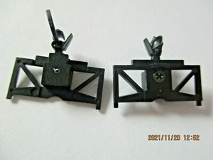 Trainworx Stock #620-Black Body Mount Accoppiatore Precision Masters/Red Caboose  - Foto 1 di 3
