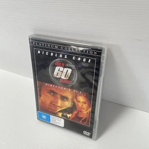 Gone In 60 Seconds - Directors Cut - Platinum (DVD, 2000) Action - Region 4 - Picture 1 of 8