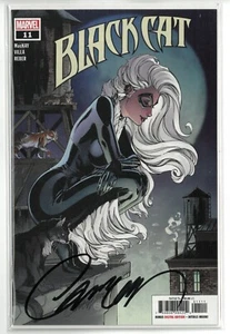 Black Cat #11 Marvel Comics 2020 firmado J Scott Campbell cubierta una armadura de gato de hierro - Imagen 1 de 2