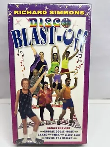 Richard Simmons - Disco Blast-Off (VHS, 2001) - New Sealed - Picture 1 of 4