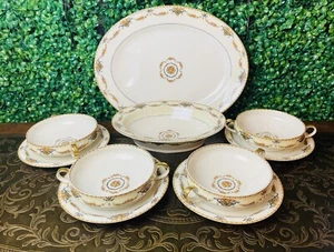 Antique 1920s Theodore Haviland Limoges France Serving Platter & More - Picture 1 of 9