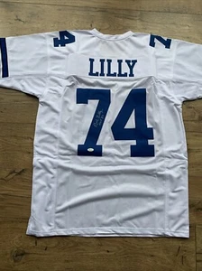 Bob Lilly Signed Dallas Cowboys #74 Full Size Jersey JSA Authenticated HOF 80 - Picture 1 of 6