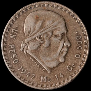 Mexiko - 1 Peso - 1947 - KM#456 - J - Artikel #3 - Bild 1 von 3