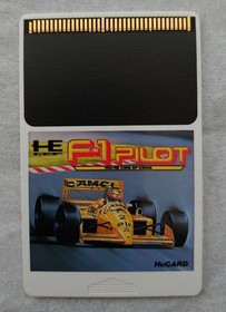 PC Engine F1 Pilot Hu Card HuCARD Software Only