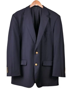Blazer Abrigo Deportivo Chaqueta 42 L Brooks Brothers Hecho en EE. UU. LORO PIANA Lana Dorado Btn - Imagen 1 de 9