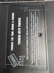  Vintage 1989 Thomas & Friends: Thomas Gets Tricked Vhs (Wrong Box) - Picture 1 of 5