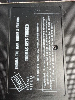  Vintage 1989 Thomas & Friends: Thomas Gets Tricked Vhs (Wrong Box) - Image 1 of 4