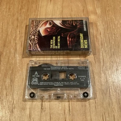 Doomsday News CASSETTE TAPE 1st US issue coroner deathrow voivod celtic frost - Image 1 of 3