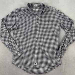 Camisa Onward Reserve Hombres Grande Guinga Cuadros Abotonada L/S Algodón Ajuste A Medida - Imagen 1 de 8
