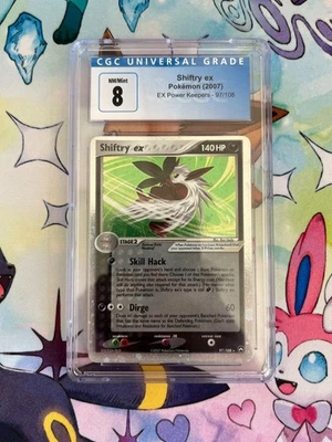 CGC 8 Shiftry ex 97/108 ex Power Keepers Pokemon Card - Image 1 of 2