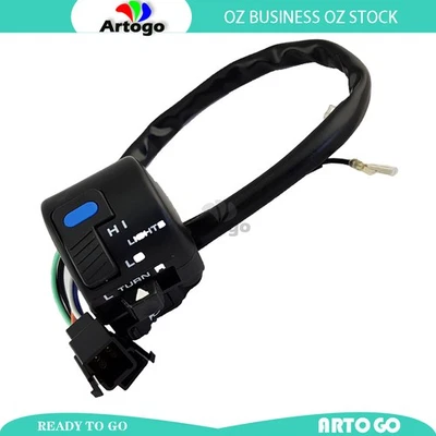 Block Cluster Assembly L/H Switch Fit HONDA XR650R 2000-2002 2003 2004 2005 2006 - Imagem 1 de 4