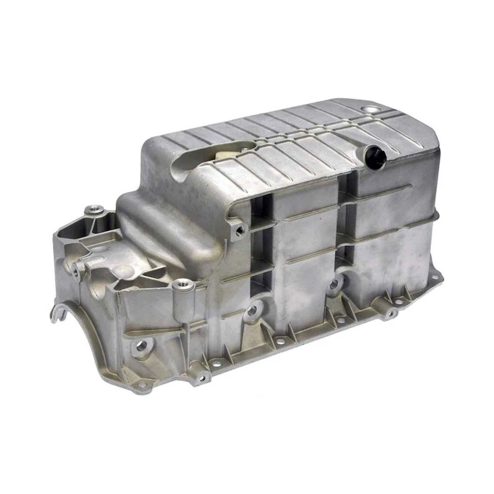 For Oldsmobile Cutlass Supreme 1994-1997 Engine Oil Pan | Aluminum Metallic Gray - Image 1 of 4