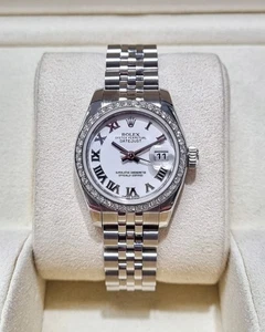 Lady-Datejust 179174 Lunetta diamantata personalizzata 26 mm - Foto 1 di 9