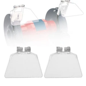 Bench Grinder Guards Safety Shields Stable Dust-proof High Quality New - Picture 1 of 12