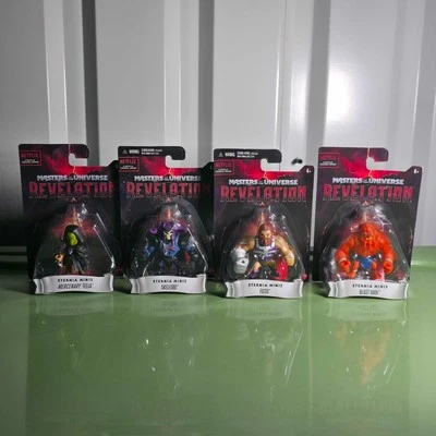 Juego de 4 figuras de acción Masters of the Universe Revelation Eternia Minis NUEVO EN CAJA NUEVO Foto 1 de 4