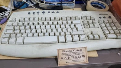 *1400NN-Tastiera Vintage Microsoft Internet KeyBoard - Immagine 1 di 2