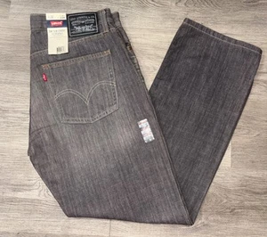 Levi's 514 Slim Straight (2010), Black Label And Gray Jeans, 36X30, NWT $70 MSRP - Picture 1 of 10
