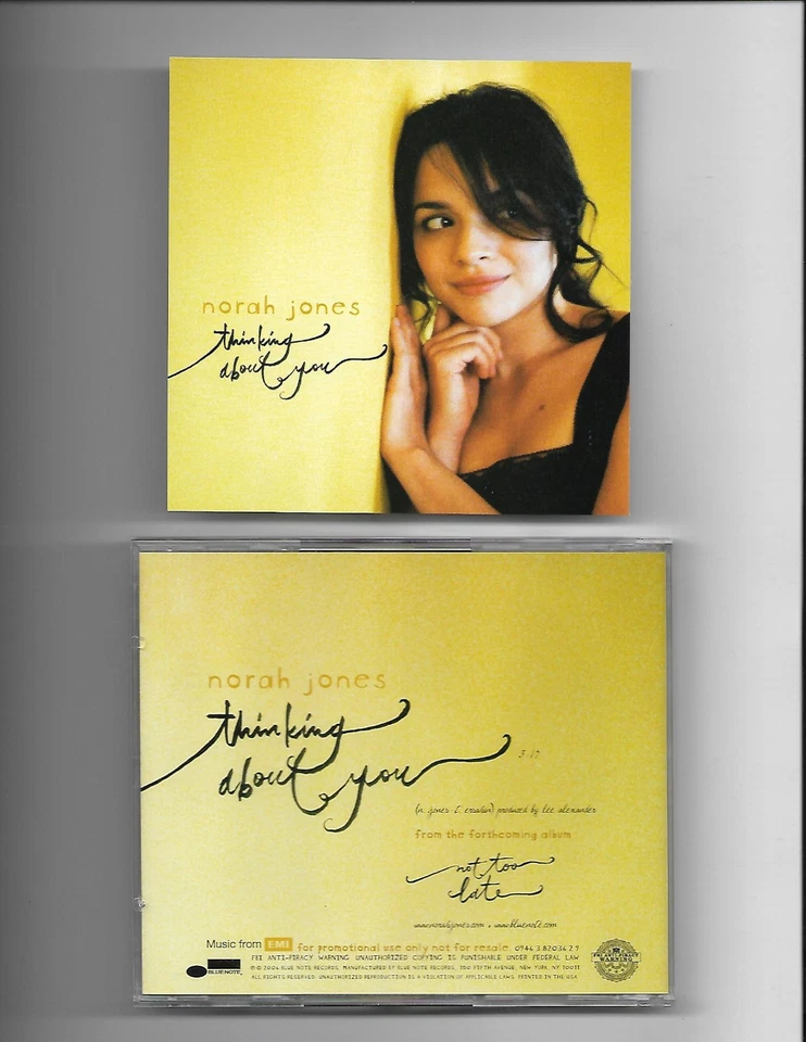Norah Jones-Thinking About You (3:17) **US Promo CD single with pic sleeve** - Image 1 of 1