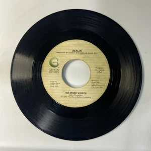 MADONNA Crazy For You & BERLIN No More Words.  7" 45 Vinyl Record Single 1985 - Imagen 1 de 2