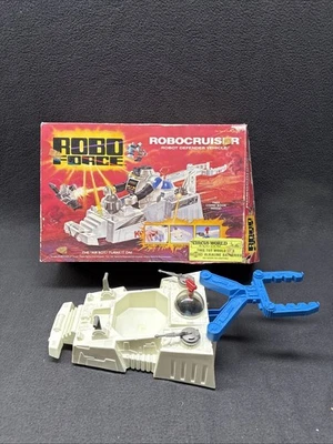 Vintage Ideal ROBO FORCE Space Robot Robocruiser Spaceship Vehicle Toy 1984 Box - Image 1 of 4