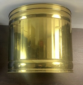 Vintage großer Messing Pflanzkübel Eimer Baum 11"x12" - Bild 1 von 5