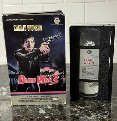 VINTAGE Death Wish 3 VHS Big Box MGM Home Video - TESTED NICE!! - Image 1 of 4