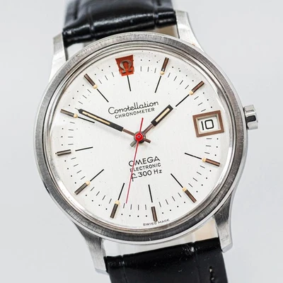 Без тарифов ** винтажный 1970 ** OMEGA созвездие f300Hz Cal.1250 кварц 35 мм мужской - Изображение 1 из 4