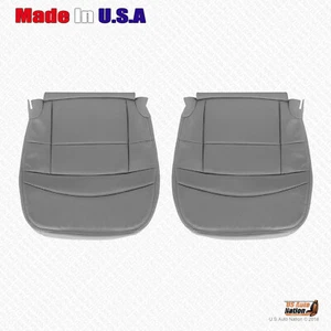 Driver & Passenger Bottoms Vinyl Covers For 1995-2001 Ford Explorer Limited Gray - Picture 1 of 4