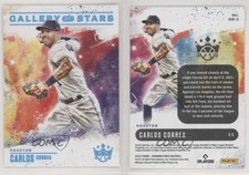 2022 Panini Diamond Kings Gallery of Stars Holo Blue /99 Carlos Correa #GS-3