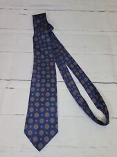 Christopher Hayes Blue Tie Made in Italy 100% Silk 3" Wide 