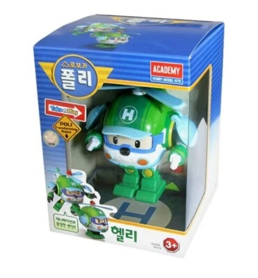 Robocar Poli Helicopter HELI Robot Transformer Car Toy Figure Action Korean TV  - Image 1 of 4