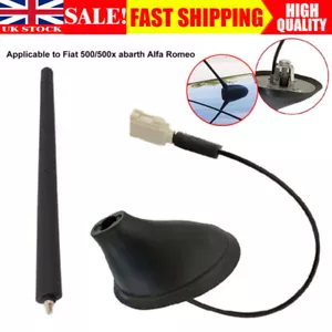 For Fiat 500 & 500 Abarth 2012 - On Aerial Antenna Base and Mast FLAT TYPE! - Picture 1 of 22