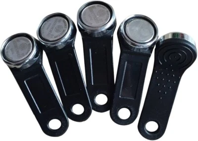 Dallas iButton Tag DS1990A-F5 TM Card Black Holder -100pack - Image 1 of 3