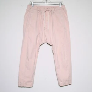 BASSIKE - Beige 100% Cotton Drawstring Drop Crotch Pants - Women's Size 3, Large - Picture 1 of 11