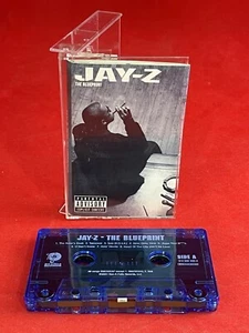 Jay-Z The Blueprint Cassette Tape⭐️2001⭐️Roc-A-Fella Blue Copy😱🔥 - Picture 1 of 16
