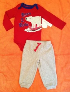 NWT Koala Baby Polar Bear LS Bodysuit & Warm Pants WINTER Outfit Boy 24 months - Picture 1 of 1