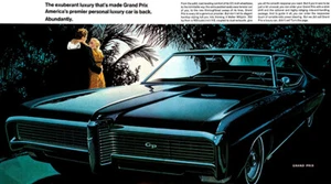 Pontiac Grand Prix 1968 - Werbe-Werbeplakat - Bild 1 von 1