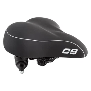 Sunlite Bicycle Cloud-9 Suspension Comfort Gel Saddle Cruiser Hybrid Bike Seat - Picture 1 of 5