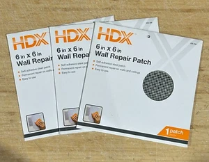 HDX 6 Zoll x 6 zoll Trockenbau Wand Reparatur Flicken 3 Stück - Bild 1 von 2