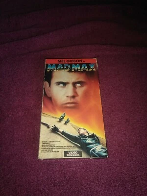 Mad Max VHS Mel Gibson George Miller 1979 Cult Classic Play Tested - Image 1 of 3