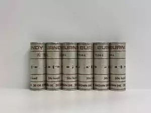 6 PK Burndy (YS34L) Brown Color Code, 500MCM Butt Splice, Copper Conductor - Picture 1 of 5