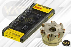 10x Sandvik R390-11T304M-PM 1130 für Stahl/Edelstahl + 90°Messerkopf D=63mm Neu - Bild 1 von 1