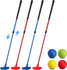 4 Pack Golf Putters for Men and Women Two Way Mini Golf Putter with 4 Balls Adju - Picture 1 of 7